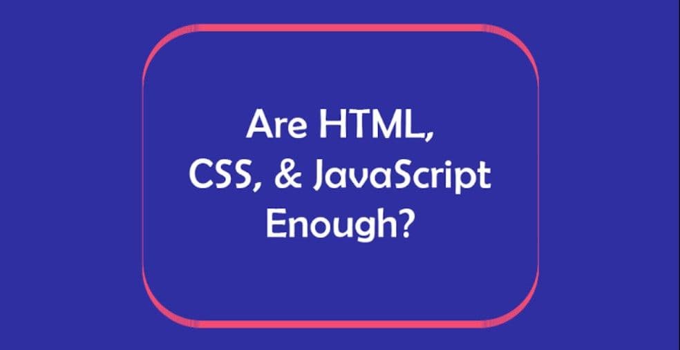 HTML, CSS, Javascript won't give you a job! 😫